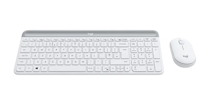 Logitech MK470 Combo Inalámbrico Teclado y Ratón Blanco Disposición Polaca Logitech MK470 Combo Inalámbrico Teclado y Ratón Blanco Disposición Polaca