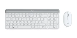 Logitech MK470 Combo Inalámbrico Teclado y Ratón Blanco Disposición Polaca