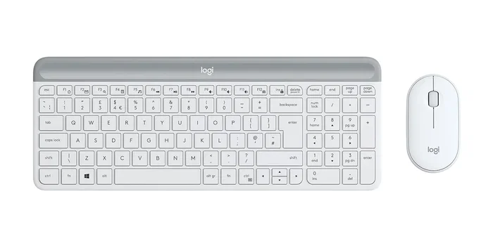 Logitech MK470 Combo Inalámbrico Teclado y Ratón Blanco Disposición Polaca Logitech MK470 Combo Inalámbrico Teclado y Ratón Blanco Disposición Polaca