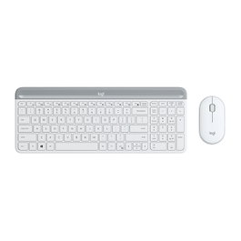 Logitech MK470 Slim Combo de teclado y ratón inalámbricos Blanco