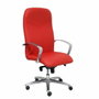 PIQUERAS Y CRESPO Sillón Caudete Rojo Ferrari con Mecanismo Basculante y Base de Aluminio