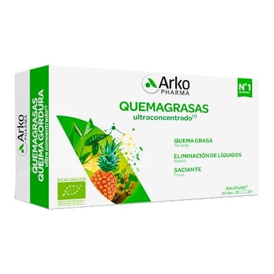 Arkopharma Arkofluido Quemagrasas Bio 20 Ampollas Arkopharma Arkofluido Quemagrasas Bio 20 Ampollas