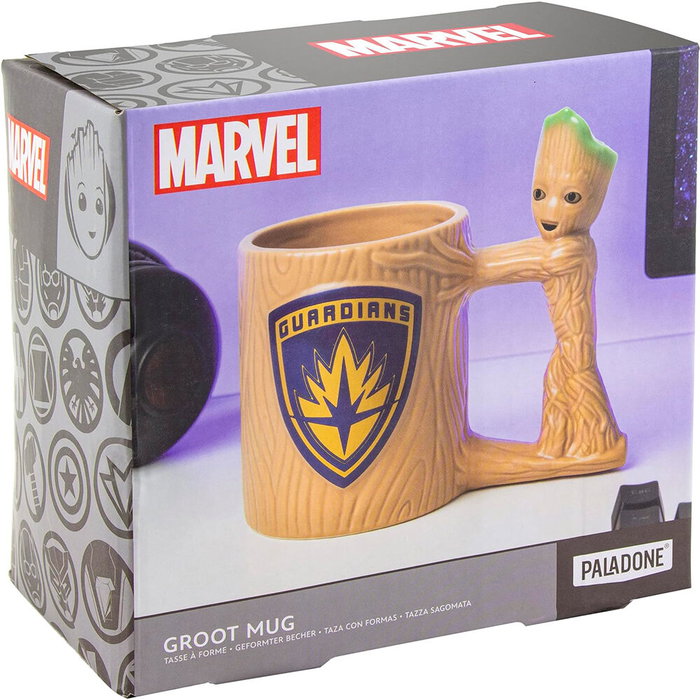 Paladone Taza 3D Groot Guardianes de la Galaxia Marvel 300ml Cerámica