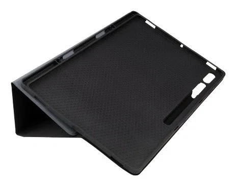 Tucano Gala Folio para Samsung Galaxy Tab S9 Ultra (14.6"), Funda de Nylon Gris con Modo Espera, Portabolígrafo y Resistente a Rayones