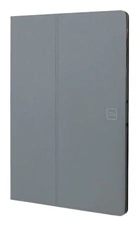 Tucano Gala Folio para Samsung Galaxy Tab S9 Ultra (14.6"), Funda de Nylon Gris con Modo Espera, Portabolígrafo y Resistente a Rayones