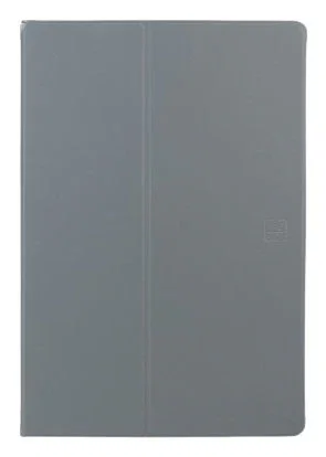 Tucano Gala Folio para Samsung Galaxy Tab S9 Ultra (14.6"), Funda de Nylon Gris con Modo Espera, Portabolígrafo y Resistente a Rayones