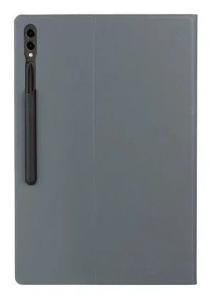 Tucano Gala Folio para Samsung Galaxy Tab S9 Ultra (14.6"), Funda de Nylon Gris con Modo Espera, Portabolígrafo y Resistente a Rayones
