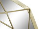 DKD Home Decor Espejo de Hierro Mate Dorado 50x5x52 cm