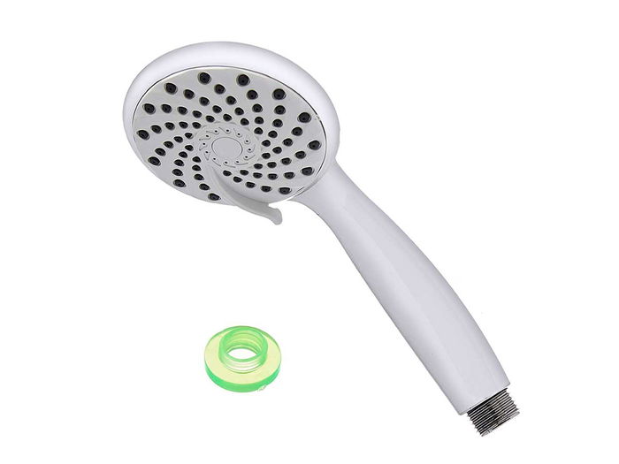 Berilo Telefono Ducha Plateado con 2 Funciones 8.5 x 21 x 8.5 cm (Set de 12)