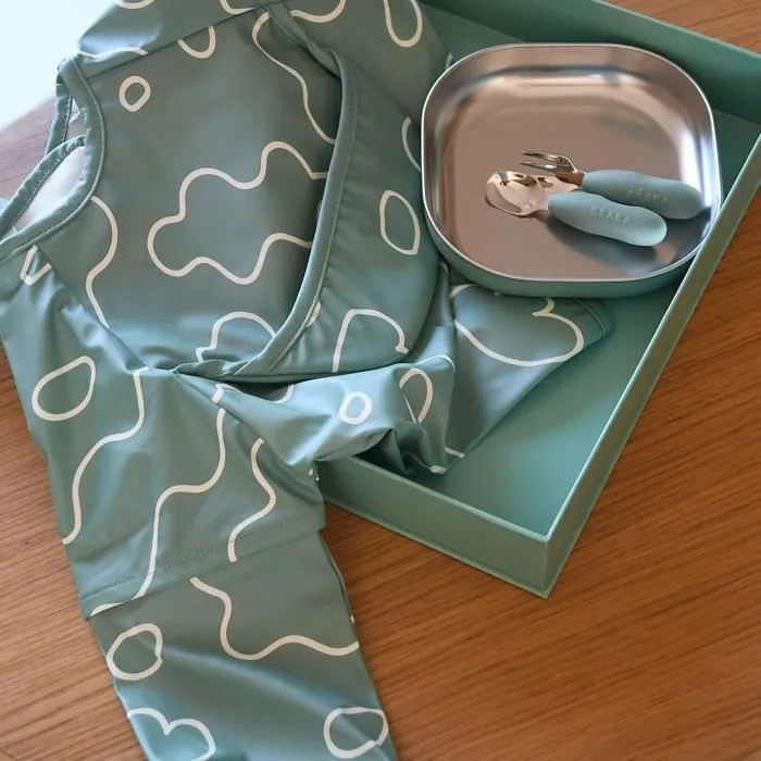 Beaba Set de regalo para la primera comida - Verde salvia