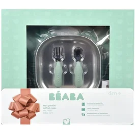 Beaba Set de regalo para la primera comida - Verde salvia