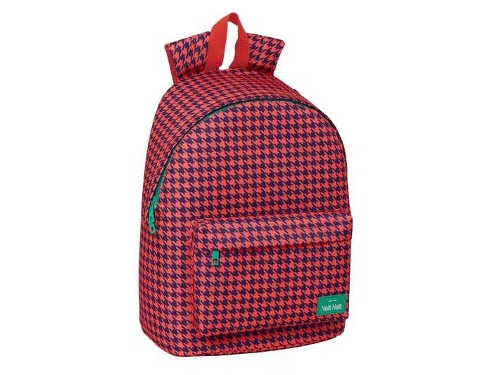 Safta Mochila para Ordenador Pata de Gallo Coral