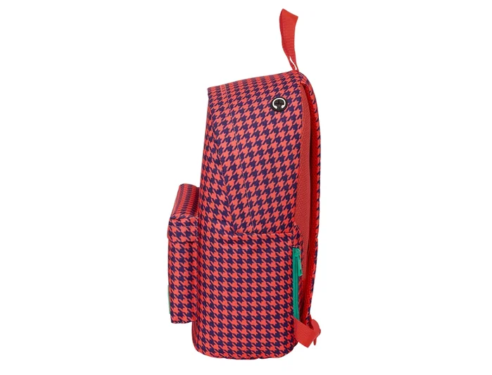 Safta Mochila para Ordenador Pata de Gallo Coral