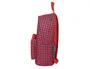 Safta Mochila para Ordenador Pata de Gallo Coral