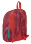 Safta Mochila Grande para Ordenador Pata de Gallo Coral 31x41x16 cm