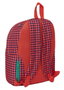 Safta Mochila Grande para Ordenador Pata de Gallo Coral 31x41x16 cm
