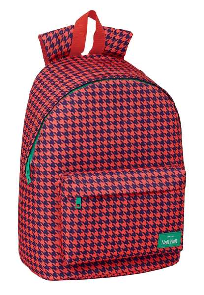 Safta Mochila Grande para Ordenador Pata de Gallo Coral 31x41x16 cm Safta Mochila Grande para Ordenador Pata de Gallo Coral 31x41x16 cm