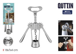 Quttin Sacacorchos Zinc Alloy -72- Abridor (18 Unidades)
