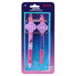 Safta Bolígrafos Borrables K-pop Demon Hunters Stationery de 2 unidades