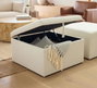 DKD Home Decor Descalzadora Blanco 60 x 36 x 60 cm Poliester MDF