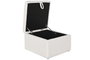 DKD Home Decor Descalzadora Blanco 60 x 36 x 60 cm Poliester MDF
