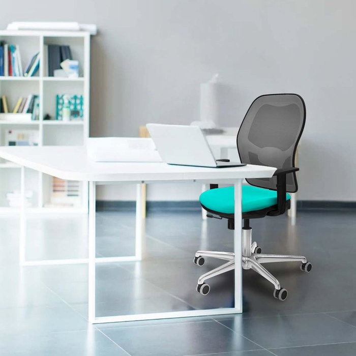 PIQUERAS Y CRESPO Silla de oficina Jorquera Pistacho/Blanco PIQUERAS Y CRESPO Silla de oficina Jorquera Pistacho/Blanco