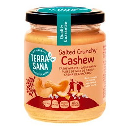 Terrasana Crema Crunchy de Anacardos con Sal del Himalaya Bio 250Gr