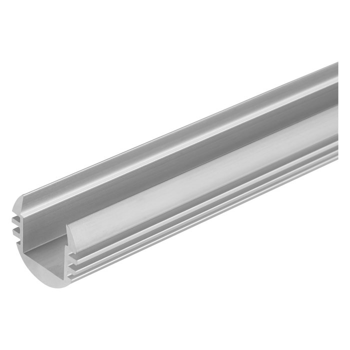 Ledvance Perfil Medio para Tiras LED PM02/R/18X15.5/10/1 1M Gris