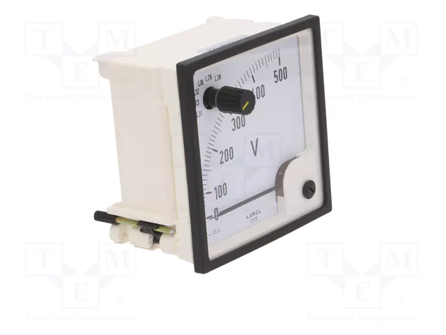 LUMEL Voltímetro de panel True RMS 0÷500V VAC 96x96mm LUMEL Voltímetro de panel True RMS 0÷500V VAC 96x96mm