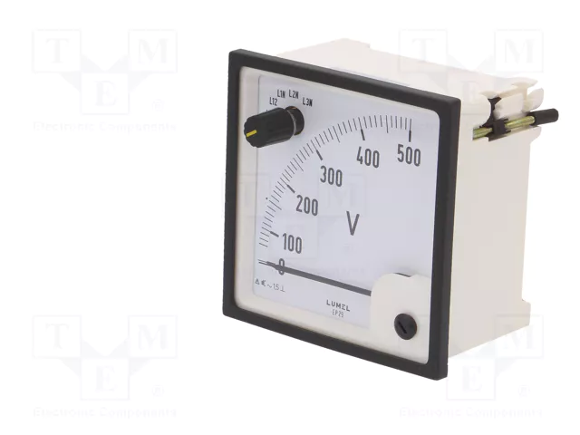 LUMEL Voltímetro de panel True RMS 0÷500V VAC 96x96mm LUMEL Voltímetro de panel True RMS 0÷500V VAC 96x96mm