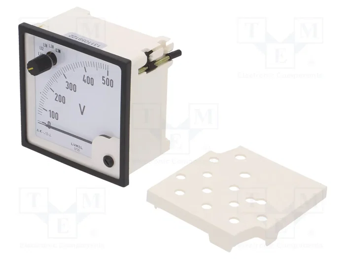 LUMEL Voltímetro de panel True RMS 0÷500V VAC 96x96mm LUMEL Voltímetro de panel True RMS 0÷500V VAC 96x96mm