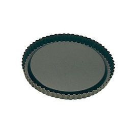 MATFER Molde de tarta para frutas de teflón de 28 cm de diámetro y 2.5 cm de alto, para horno