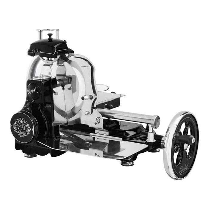 Berkel Volano Tribute Cortafiambres Manual Negro y Plata