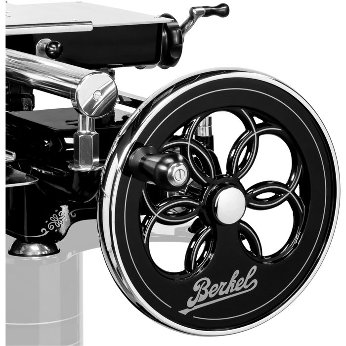 Berkel Volano Tribute Cortafiambres Manual Negro y Plata
