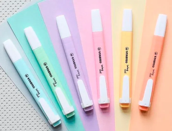 Stabilo Marcador Fluorescente Swing Cool Pastel Edición Limitada, Blíster 6 Unidades