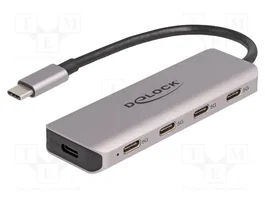 DeLOCK Hub USB 5 Gbps de 4 puertos con conector USB Type-C™