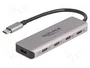 DeLOCK Hub USB 5 Gbps de 4 puertos con conector USB Type-C™
