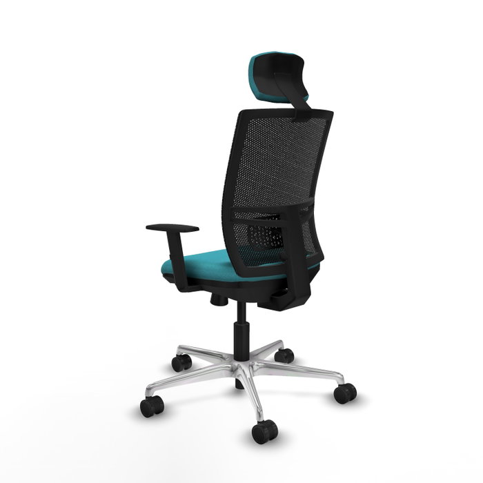 PIQUERAS Y CRESPO Silla de oficina Yunquera con mecanismo Sincro/Traslack Turquesa PIQUERAS Y CRESPO Silla de oficina Yunquera con mecanismo Sincro/Traslack Turquesa