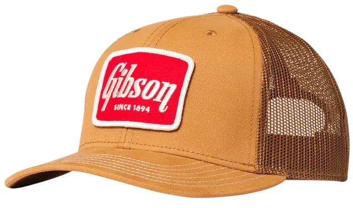 Gibson Headwear - Canvas Trucker Tan Gibson Headwear - Canvas Trucker Tan