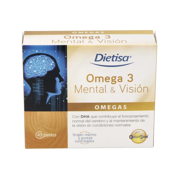 DIETISA Omega 3 Mental y Visión 45 perlas DIETISA Omega 3 Mental y Visión 45 perlas