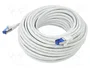 GOOBAY Patch cord S/FTP Cat 6a RJ45 de 20m blanco