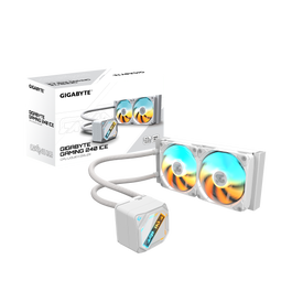 Gigabyte Refrigeración Líquida 240 ICE para CPU - Ventiladores 2x120mm ARGB, Compatible con Intel LGA 1851 y AMD AM5