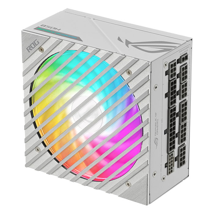 ASUS ROG Loki SFX-L 850W Fuente de Alimentación ATX/SFX-L 80 Plus Platinum, Color Blanco, RGB, Totalmente Modular, para PC Gaming