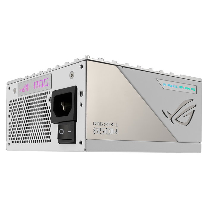 ASUS ROG Loki SFX-L 850W Fuente de Alimentación ATX/SFX-L 80 Plus Platinum, Color Blanco, RGB, Totalmente Modular, para PC Gaming