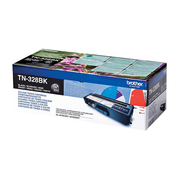 Brother TN-328BK Toner Negro / Black para Impresoras Laser Compatibles