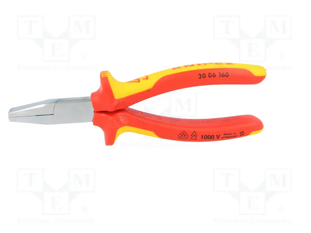 KNIPEX Alicates planos con aislamiento de 160 mm KNIPEX Alicates planos con aislamiento de 160 mm