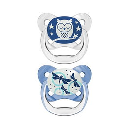 DR. BROWN´S Chupete Prevent Nocturno T1 0-6 Meses Azul