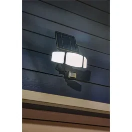 Galix Foco solar 3 cabezales 1000LM con detector de presencia