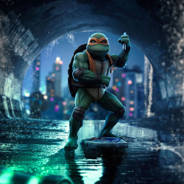 Tortugas Ninja Estatua 1/10 Art Scale Michelangelo 19 cm