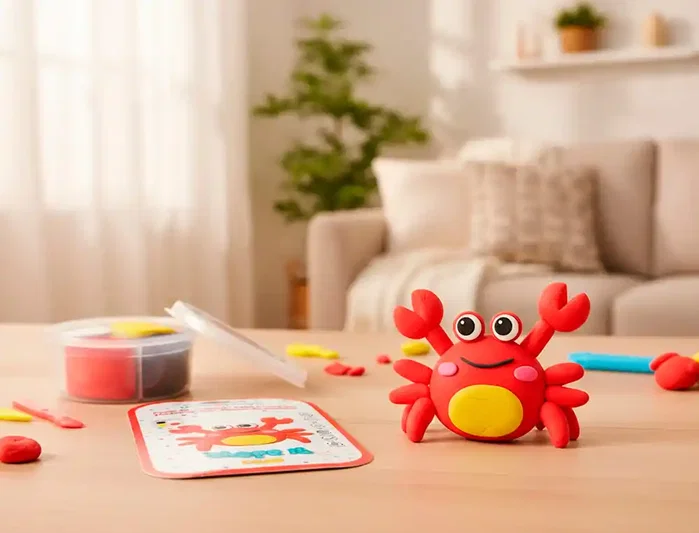 Imaginovo Set de Pasta para Modelar Colores Surtidos con Instrucciones Cangrejo